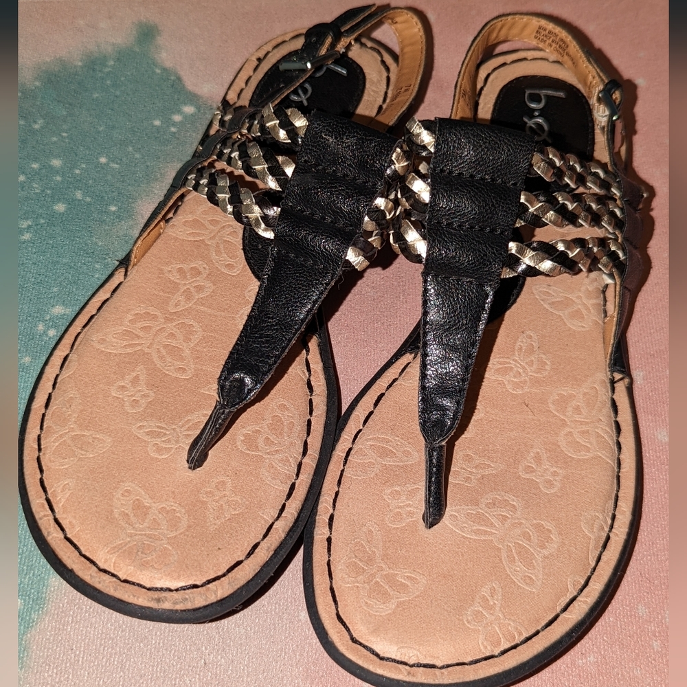 b.o.c. (Børn Concept) sandals, triple woven strap, size 7
